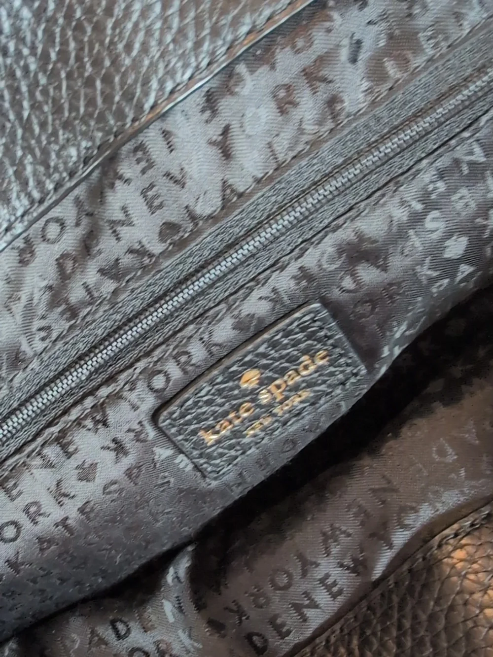 Kate Spade Chester Street Kacy Black Pebbled Leather Backpack Small Adjustable